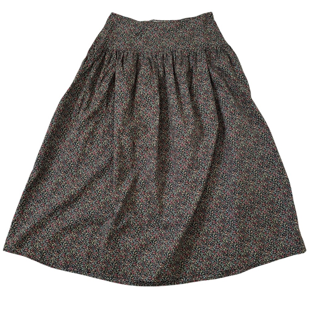 The Little Project Prairiecore Floral Maxi Skirt Sustainable 100% Cotton Medium